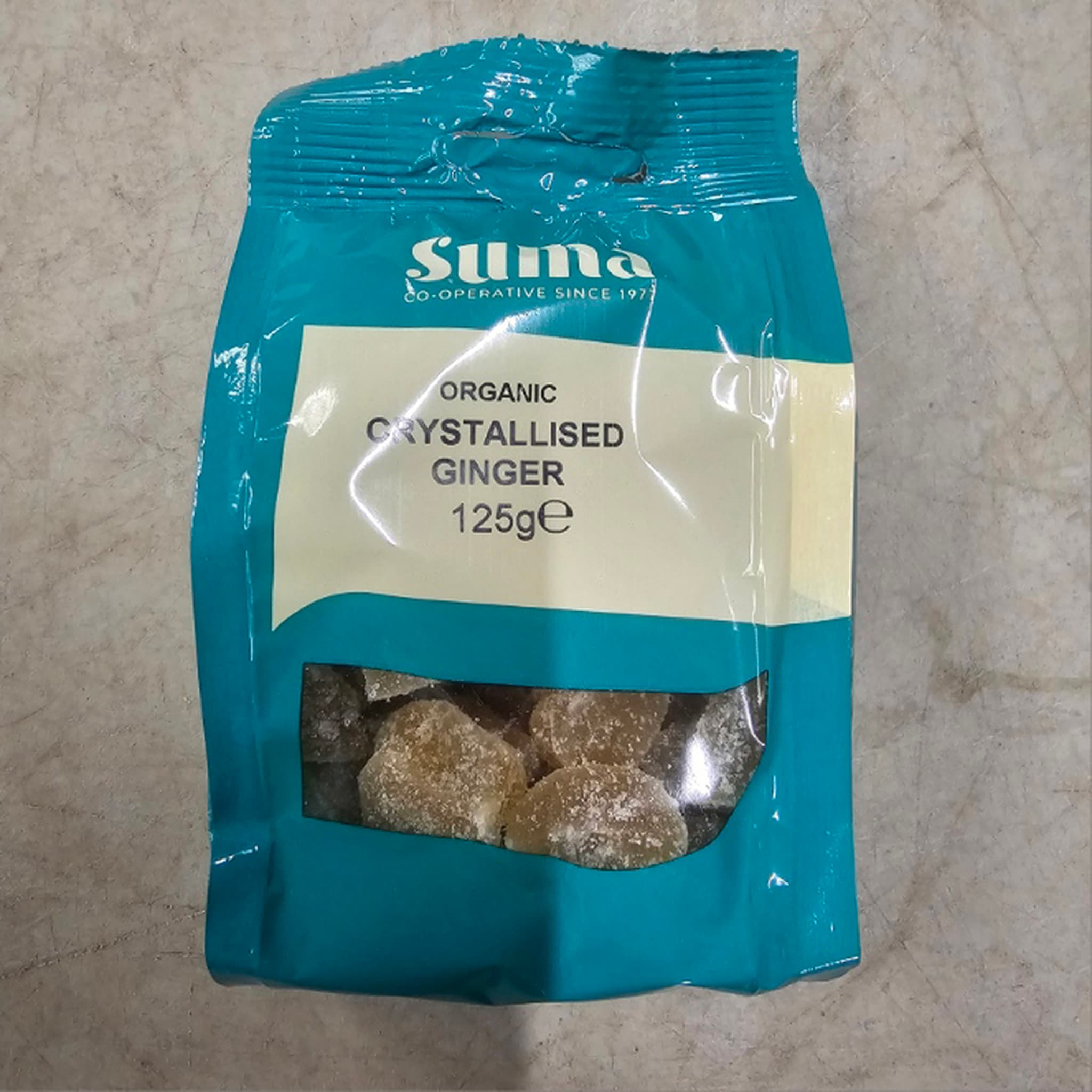 Organic Crystallised Ginger 125g
